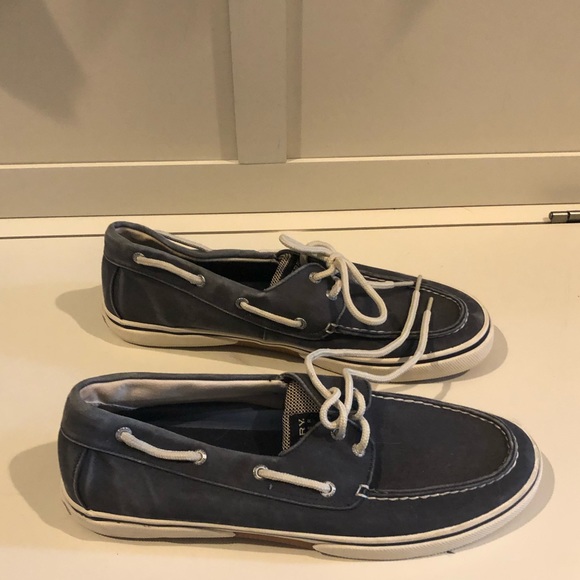 Sperry Halyard Blue Boat Shoes - Sneakers - navy - 12 - Picture 4 of 5